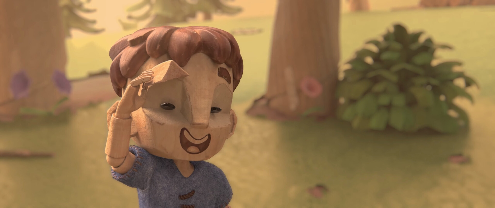 Boy in the Woods Image 3